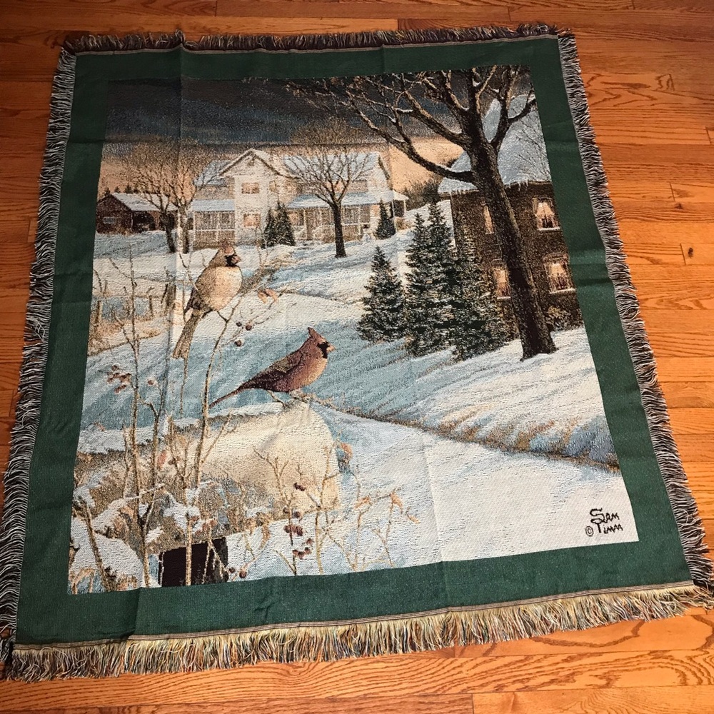 Mohawk home sofa tapestry throw blanket
